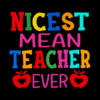 Nicest Mean Teacher Ever Tapestry Official Teacher Merch