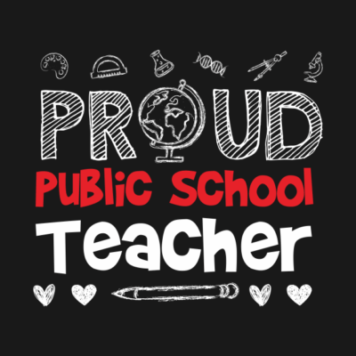 Proud Public School Teacher Pin Official Teacher Merch