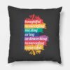 Teacher Watercolor Meaning Throw Pillow Official Teacher Merch