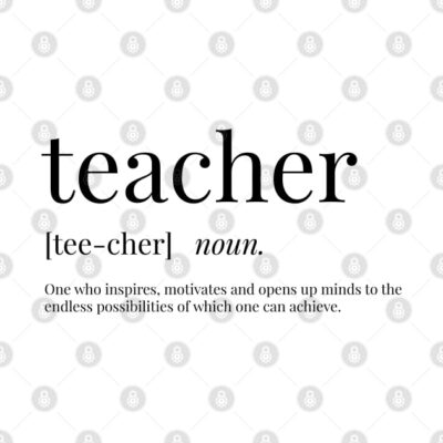 Teacher Definition Pin Official Teacher Merch