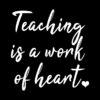 Teaching Is A Work Of Heart Pin Official Teacher Merch