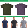 Mineral Wash T shirt Color Chart 2 - Teacher Gifts For You