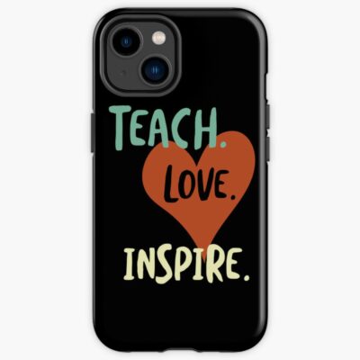 Teach Love Inspire Iphone Case Official Teacher Merch