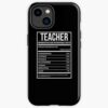 Teacher Funny Teaching Nutrition Label Iphone Case Official Teacher Merch