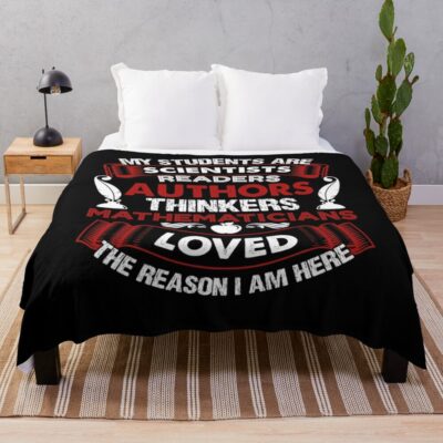 Teacher - Reason To Be A Teacher Throw Blanket Official Teacher Merch