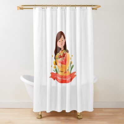 Happy Teachers Day Images Shower Curtain Official Teacher Merch