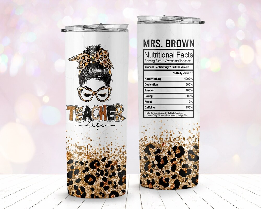 Personalized Thank You Teacher Tumbler