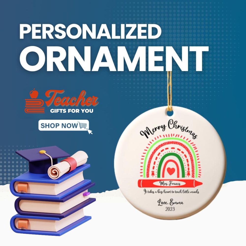 Personalized Teacher Ornament